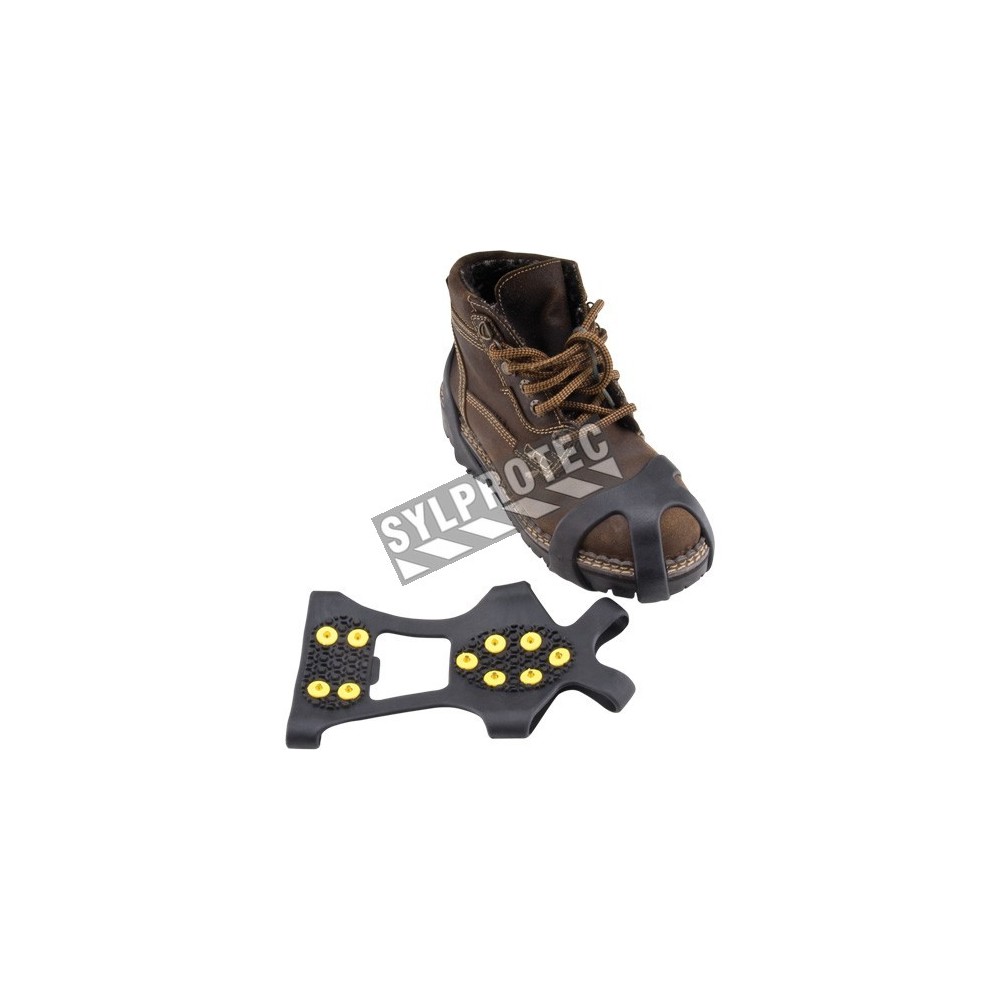yida-world® Paire Crampons Chaîne Anti-dérapante Hiver Neige Glace Prairie  Pr Chaussure Botte Taille